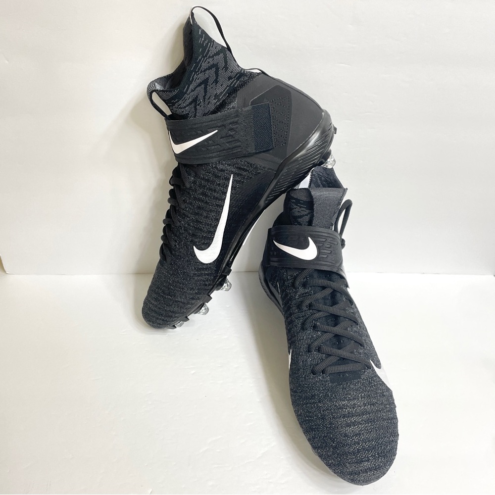 Nike Alpha Menace Elite 2 Flyknit Detachable Football Cleats Sz 13.5 CI1530-001
